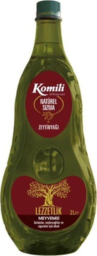 Komili Naturel Sızma Zeytinyağı 2 Lt Lezzetlik Meyvemsi