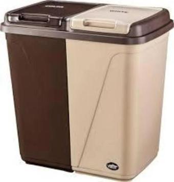 Violet Colormatik Soft Kirli Çamaşırlık 90 Litre Kahverengi