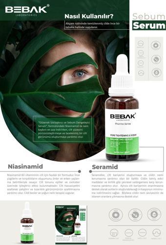 BEBAK PHARMA SERİES SEBUM DENGELEYİCİ SERUM 30 ML