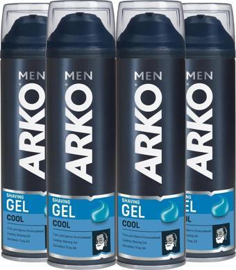 Arko Men Cool Tıraş Jeli 4X200Ml