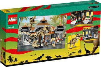 LEGO 76961 Jurassic World Ziyaretçi Merkezi: T.rex ve Raptor Saldırısı 693 Parça 12 Yaş ve Üzeri