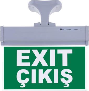 SG075 Çift Yönlü Acil Yönlendirme Armatürü (Askı Aparatlı) Exit Çıkış