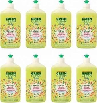 U Green Clean Baby Bitkisel Biberon Emzik Temizleyici 8 x 500 ml