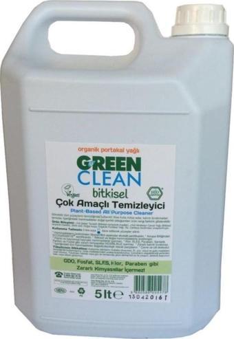 U Green Clean Organik Portakal Yağlı Çok Amaçlı Yüzey Temizleyici 5 Lt