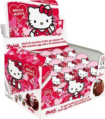 Zaini Hello Kitty Çikolatalı Süpriz Yumurta (paket 24 Adet )