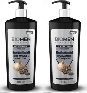 Biomen Professional Siyah Sarımsak&gümüş Iyonu Dökülme Karşıtı Şampuan 1000 ml X 2 ADET