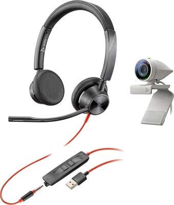 Poly - Studio P5 Webcam with Blackwire 3325 Headset Kit