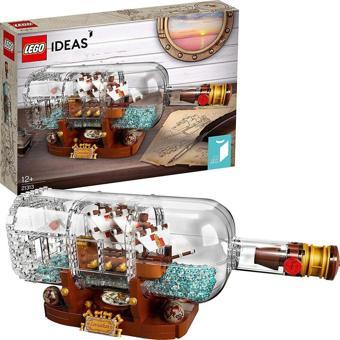 LEGO 21313 Ideas Ship in a Bottle Şişede Gemi