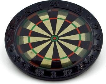 Dart Hedef Tahtası Yaka Çanta Süsü Rozet Pin RZ137
