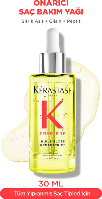 Kerastase Premiere Huile Gloss Reparatrice Yoğun Parlaklık Veren Onarıcı Saç Bakım Yağı 30ml