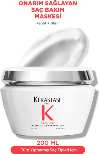 Kerastase Premiere Masque Filler Reparateur Kırılma Karşıtı Onarım Sağlayan Saç Bakım Maskesi 200ml