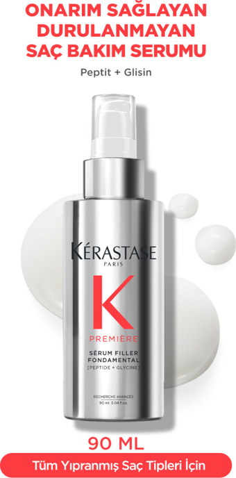 Kerastase Premiere Serum Filler Fondamental Elektriklenme Karşıtı Onarım Sağlayan Saç Serumu 90ml