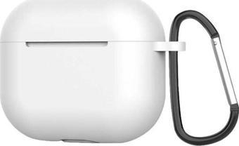 Sunix Airpods 1 ve 2. Nesil Uyumlu Silikon Kulaklık Kılıfı Beyaz