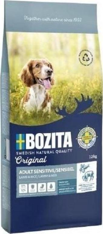 Bozita Original Adult Sensitive Digestion Kuzu Etli Köpek Maması 12 kg