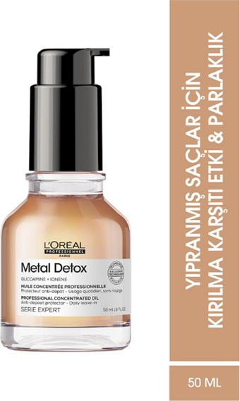 L'Oreal Professionnel Serie Expert Metal Detox Oil Konsantre Yağ 50ml