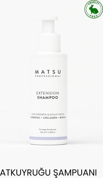 MATSU Extension Hızlı Saç Uzatmaya Yardımcı At Kuyruğu Şampuanı 100ml