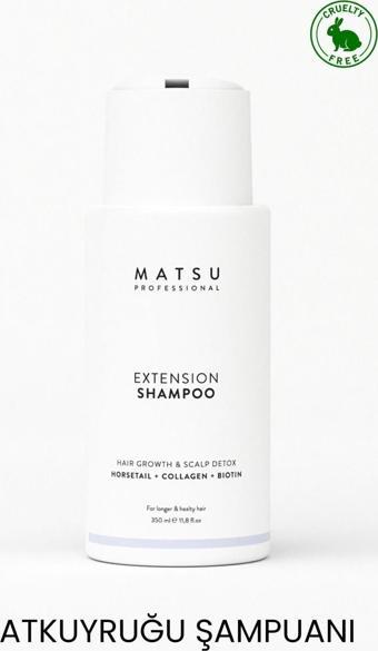 MATSU Extension Hızlı Saç Uzatmaya Yardımcı At Kuyruğu Şampuanı 350ml