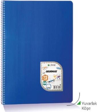 ÇINAR DEFTER Colormaxi A4 60 Yprk Çizgisiz Pp Kapak Spiralli Okul Defteri 73012