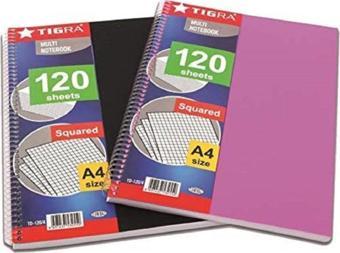 Tigra Defter Pp Kapak Spr 120 Yp Kareli