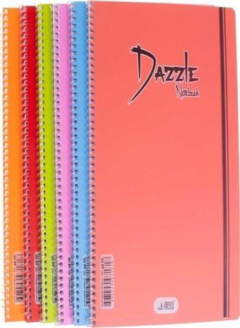 Umut Dazzle Pp Kapak A4 72 Yap. Metod Telli Kareli Defter (3 ADET)