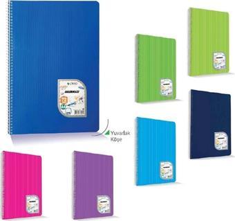 ÇINAR DİZAYN Colormaxi 96 Yp Çizgisiz A4 Defter Spiralli
