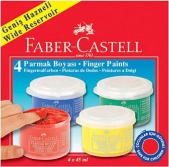 Faber-Castell Parmak Boyası 4 Renk 45 ml 160412