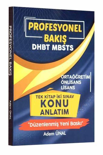 Profesyonel Bakış Dhbt-mbsts - 2024 - Adem Ünal - Yazarın Kendi Yayını