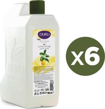 Duru Limon Kolonya Bidon 80 Derece 900 ml x 6 Adet