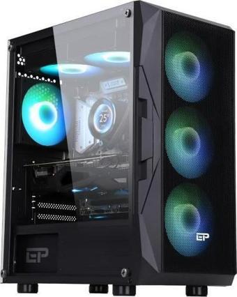 Eternal Power DA-RGB Tamperli Cam ATX Gaming Kasa