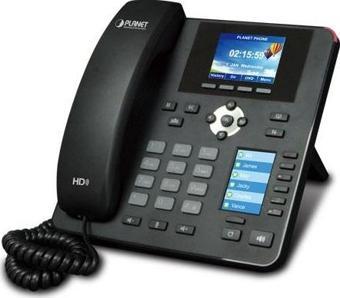 HD Renkli PoE IP Telefonu, Çift Ekranlı&lt;br&gt;High Definition Color PoE IP Phone with Dual Displa