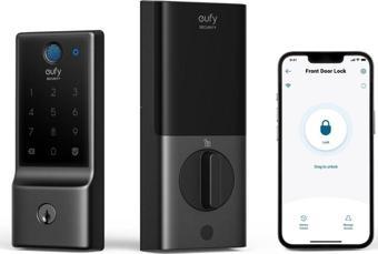 eufy Security C220 Akıllı Kilit, Parmak İzi Anahtarsız Giriş Kapı Kilidi