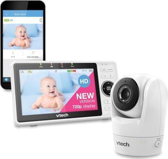 VTech VM901 Akıllı WiFi Bebek Monitörü, 5 Inc 720p Ekran