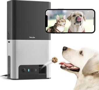 Petcube Bites 2 Wi-Fi Evcil Hayvan Kamerası, Otomatik Mama Kabı
