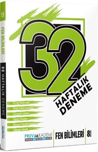 8. Sınıf Fen Bilimleri 32 Haftalık Deneme - Pruva Akademi