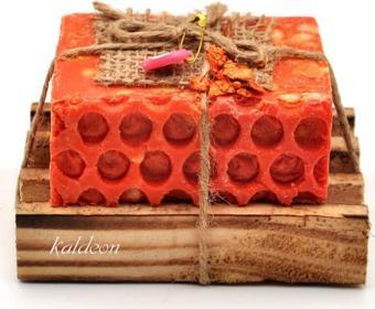 Hediyelik Gül Yağı Sabunu El Yapımı Doğal Paletli 110 G