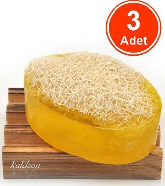 Kabak Lifli El Yapımı Doğal Bıttım Sabunu 120 G x 3 Adet