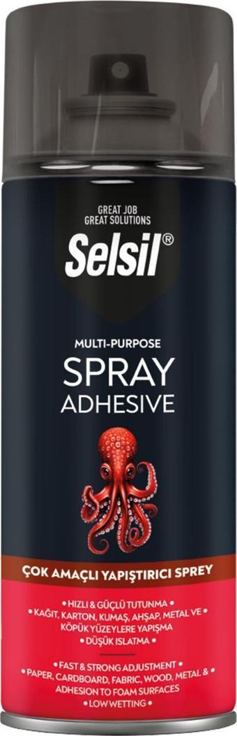 Selsil Çok Amaçlı Yapıştırıcı Sprey 400ml