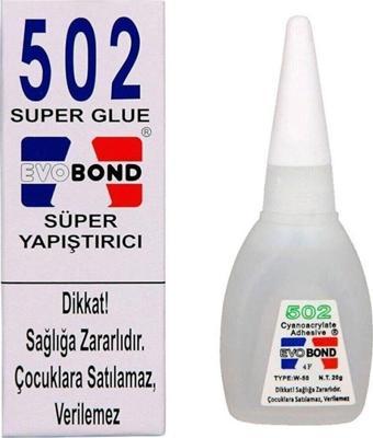 EvoBond 502 Japon Yapıştırıcısı Süper Glue 20 Gr