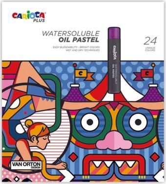 Carioca Plus Watersoluble Yağlı Pastel 24'lü (Suda Çözünür)