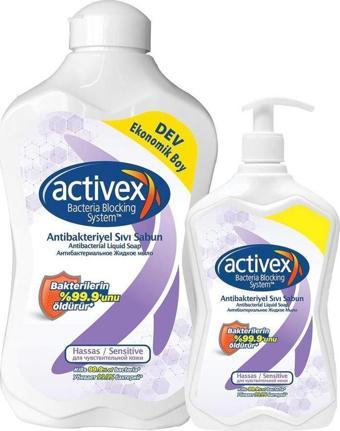 Activex Sıvı Sabun 1 Lt +500 Ml Hassas