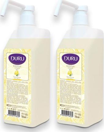 Duru Limon Çiçeği Kolonya Pompalı 2X750 Ml 80 Derece