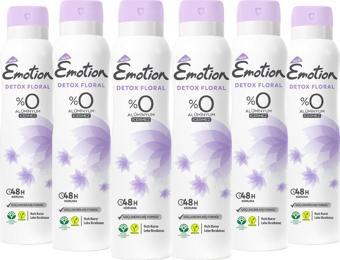 Emotion Detox Floral Deodorant 6X150 Ml