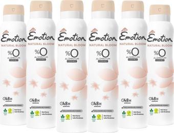 Emotion Natural Bloom Deodorant 6X150 Ml