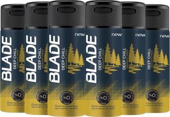 Blade Deep Chill Deodorant 6X150 Ml