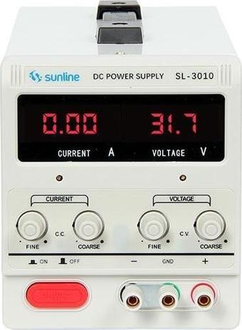 Sunline SL-3010 DC Power Supply Güç Kaynağı 0-30V 10A