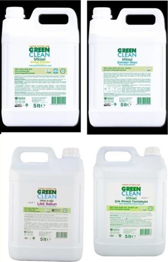 Green Clean 5 Litre 4 Lü Ekonomik Temizlik Seti