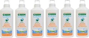 Green Clean Bitkisel Jel Bulaşık Makina Deterjanı 6 Adet