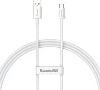 Baseus 1MT 6A 100W Mega Hızlı USB To Type C Şarj ve Data Kablosu, Akım Ve Isı Korumalı Type C Kablo