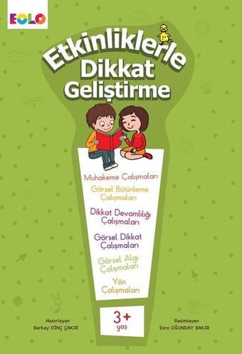 3+ Yaş Etkinliklerle Dikkat Geliştirme - Berkay Dinç Çakır - Eolo