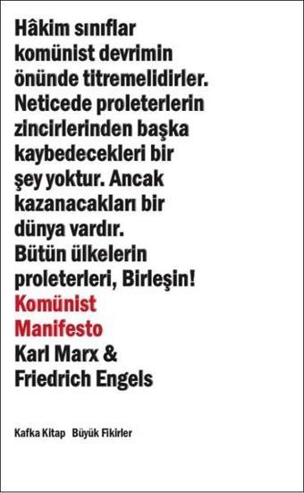 Komünist Manifesto - Kafka Kitap